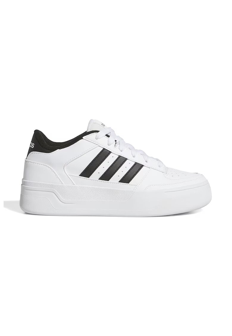 adidas Sportswear Pantofi sport Break Star flatform de piele ecologica - Negru/Alb optic