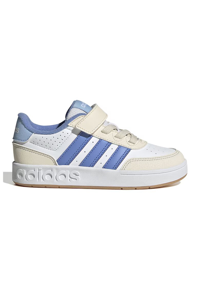 adidas Sportswear Pantofi sport Breakbase din piele ecologica cu velcro - Alb/Albastru lavanda