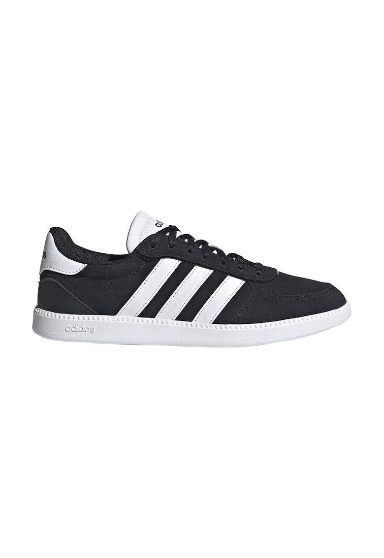 adidas Sportswear Pantofi sport Breaknet Sleek din piele intoarsa cu logo lateral - Alb/Negru