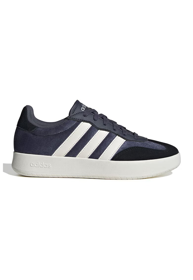 adidas Sportswear Pantofi sport catifelati cu garnituri din piele intoarsa Barreda - Alb murdar/Bleumarin