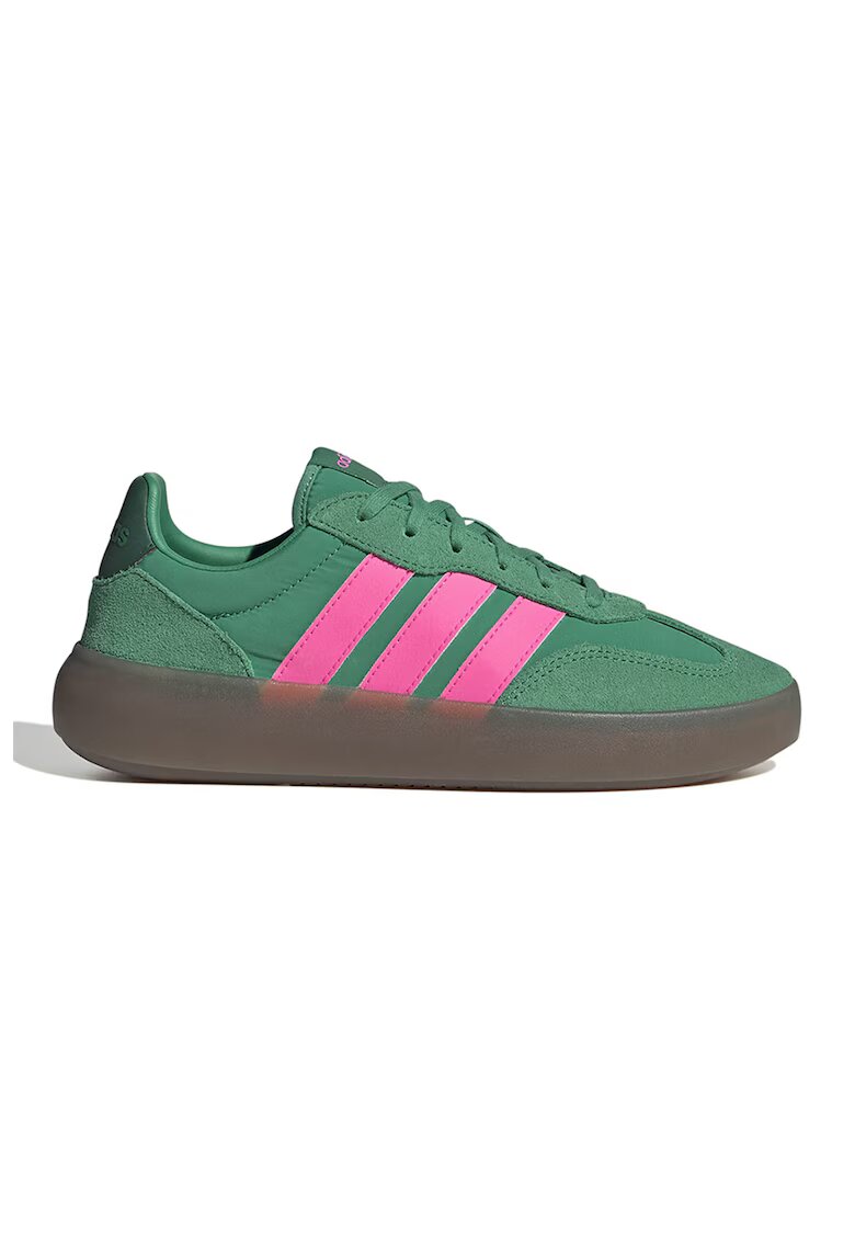 adidas Sportswear Pantofi sport cu garnituri din piele intoarsa Barreda Decode - Verde/Roz