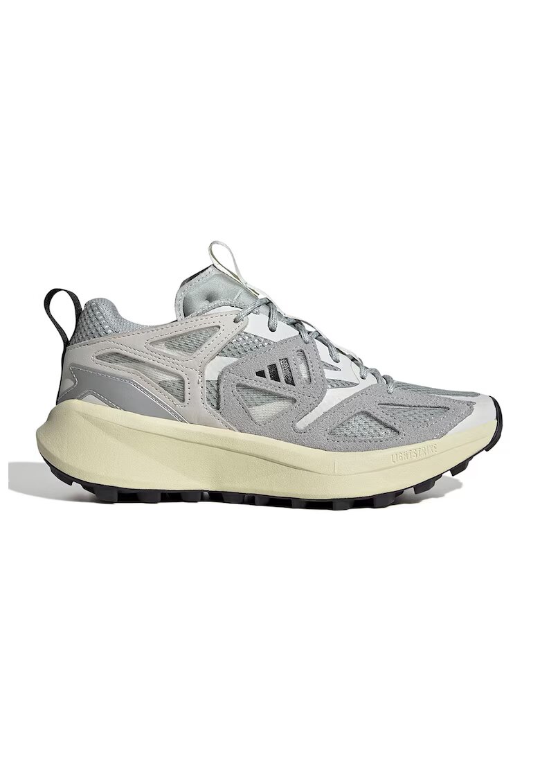 adidas Sportswear Pantofi sport cu garnituri din piele intoarsa si material sintetic Kantai - Gri deschis/Argintiu