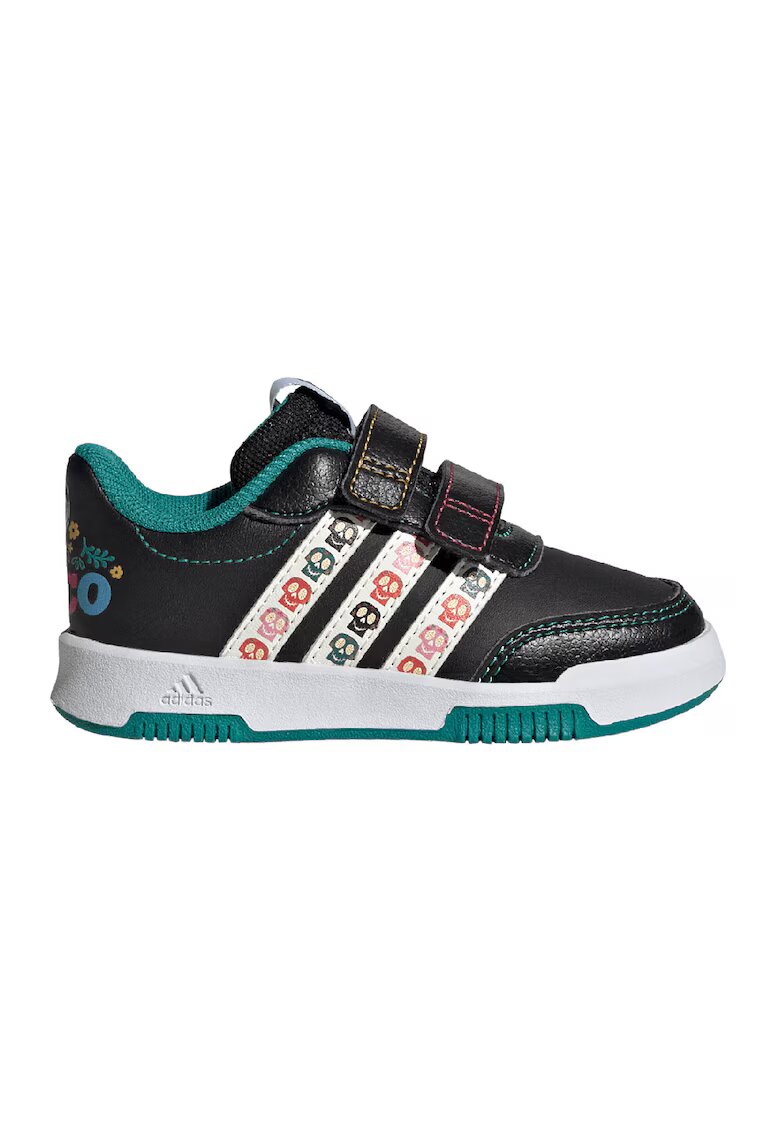 adidas Sportswear Pantofi sport cu velcro si garnituri din material sintetic - Alb/Negru/Verde aquamarin