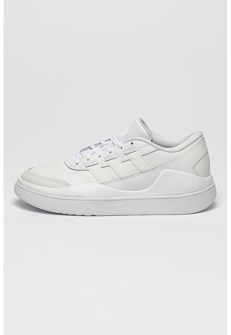adidas Sportswear Pantofi sport de piele cu logo Osade - Alb