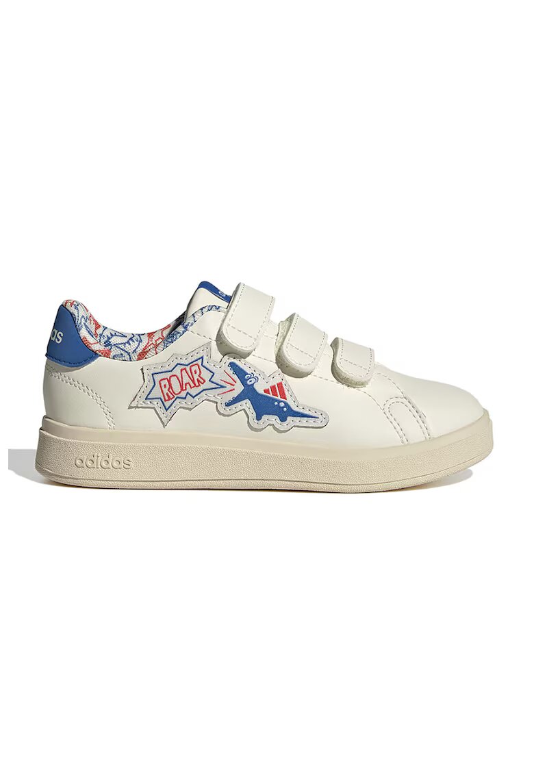 adidas Sportswear Pantofi sport de piele ecologica cu velcro Advantage 2.0 - Albastru royal/Alb murdar
