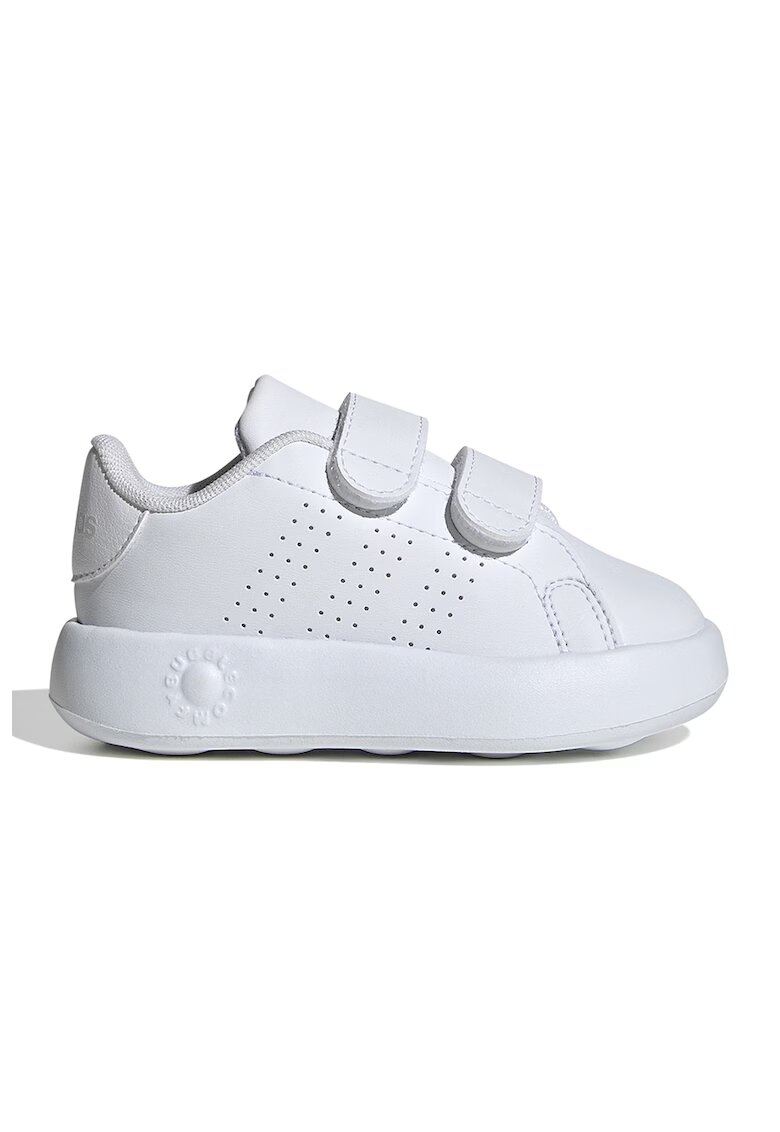adidas Sportswear Pantofi sport de piele ecologica cu velcro Advantage - Alb optic