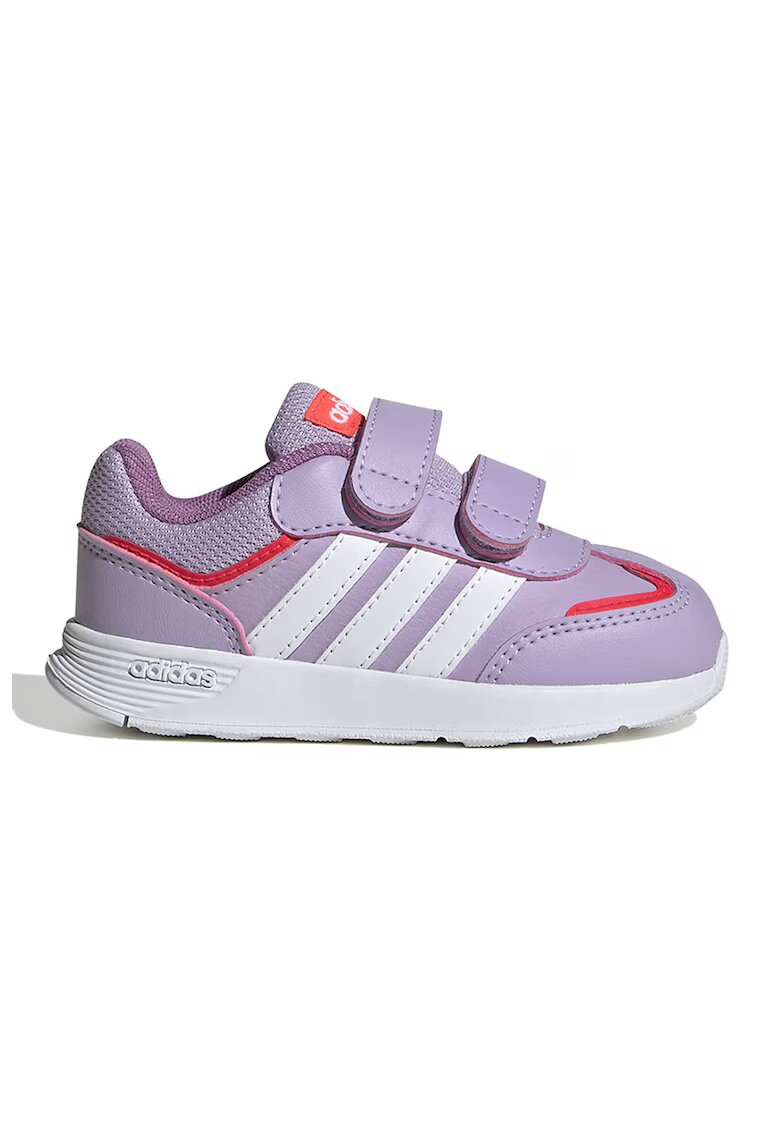adidas Sportswear Pantofi sport de piele ecologica cu velcro Tensaur - Alb/Lila