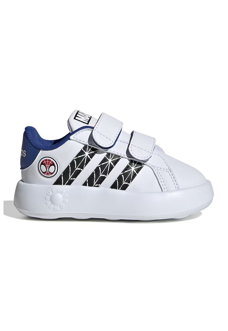 adidas Sportswear Pantofi sport de piele ecologica Grand Court Spider - Alb/Negru