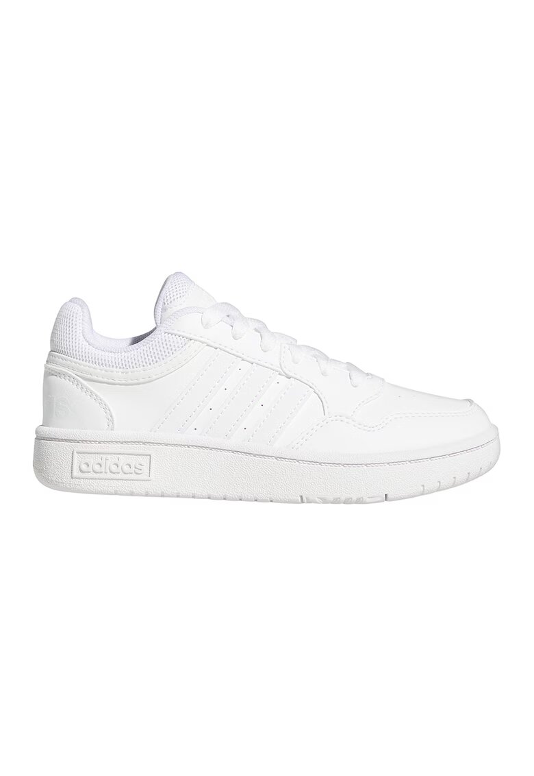 adidas Sportswear Pantofi sport de piele ecologica Hoops 3.0 - Alb optic