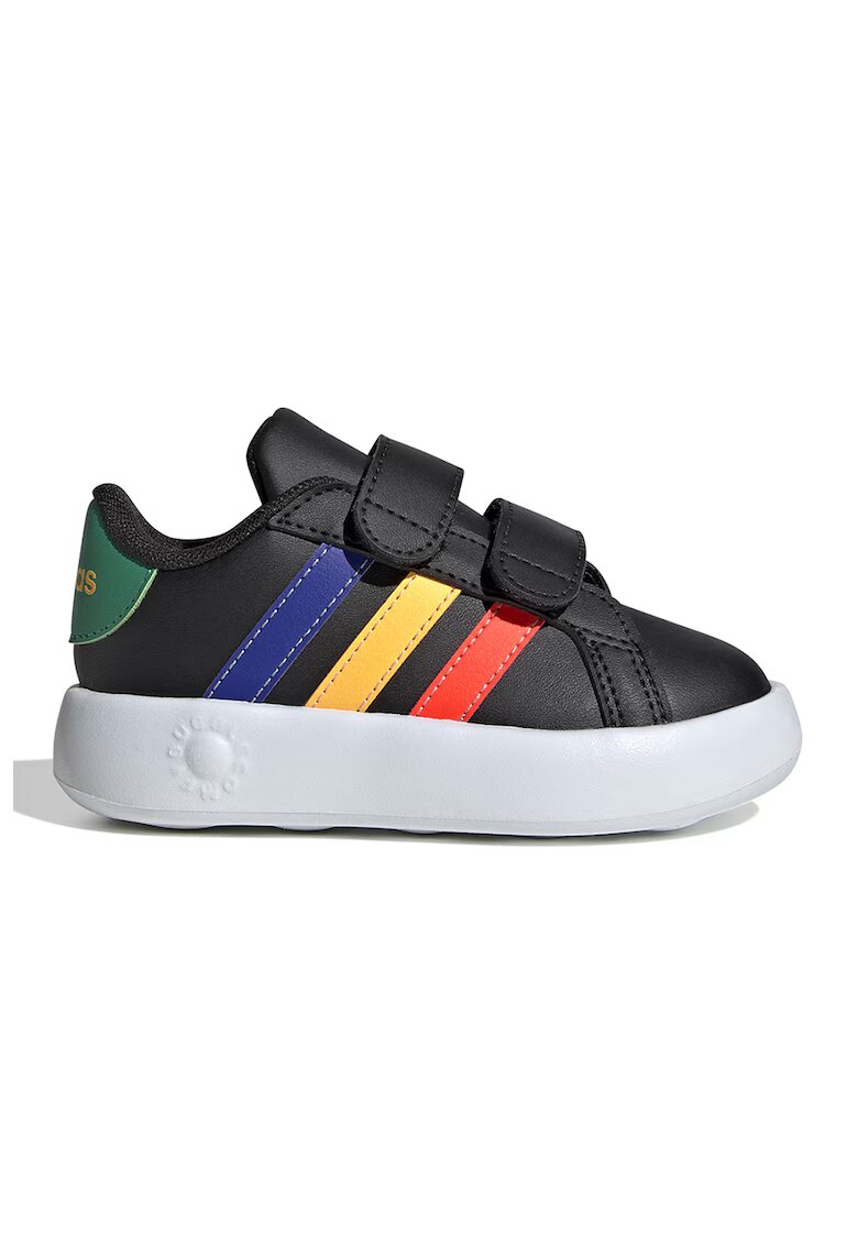 adidas Sportswear Pantofi sport din piele ecologica cu velcro Grand Court 2.0 - Negru