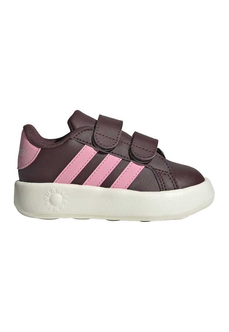 adidas Sportswear Pantofi sport din piele ecologica cu velcro Grand Court 2.0 - Roz deschis/Violet tyrian