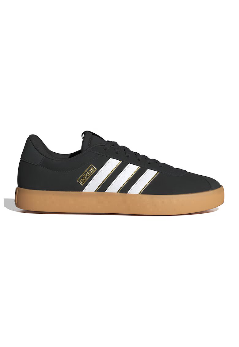 adidas Sportswear Pantofi sport din piele intoarsa VL Court 3.0 - Negru/Alb optic