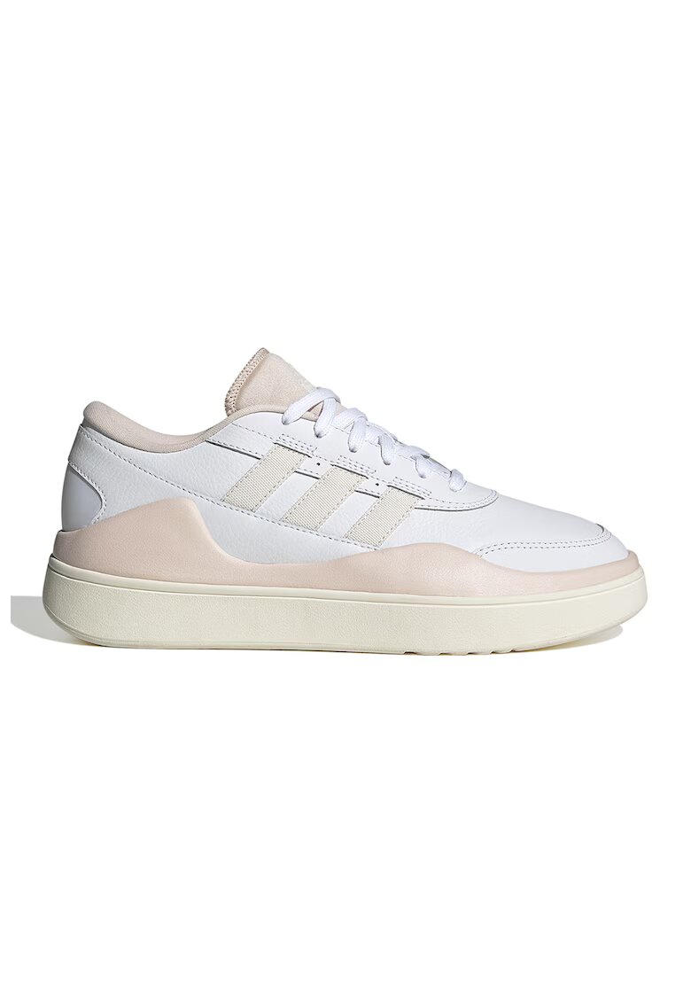 adidas Sportswear Pantofi sport din piele si piele peliculizata Osade - Alb/Roz pal