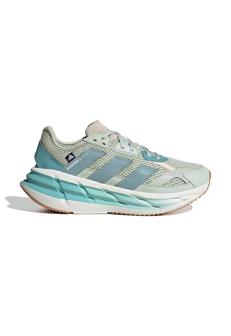 adidas Sportswear Pantofi sport din plasa cu insertii din piele Adistar 3 - Alb/Kaki