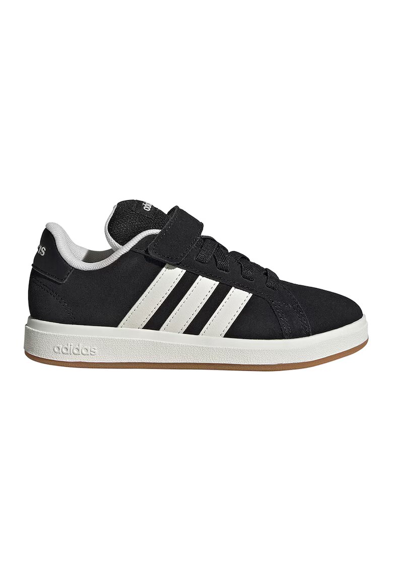 adidas Sportswear Pantofi sport Grand Court din piele intoarsa cu captuseala din material sintetic - Negru