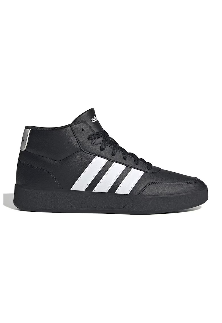 adidas Sportswear Pantofi sport inalti din piele ecologica Breaknet - Alb/Negru