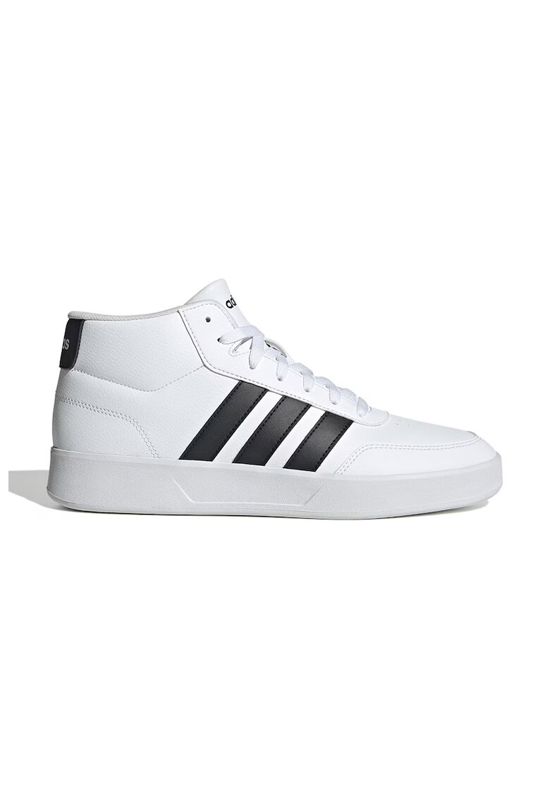 adidas Sportswear Pantofi sport inalti din piele ecologica Breaknet - Negru/Alb optic