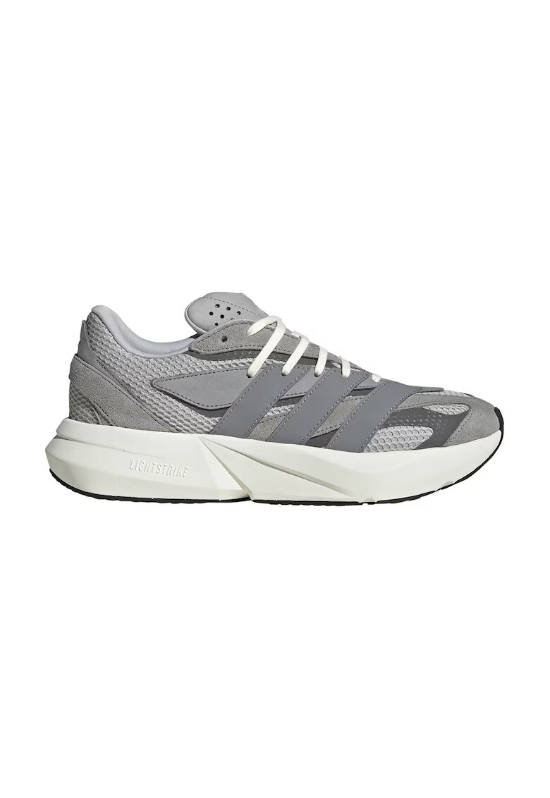 adidas Sportswear Pantofi sport Lightblaze cu insertii de piele intoarsa - Gri
