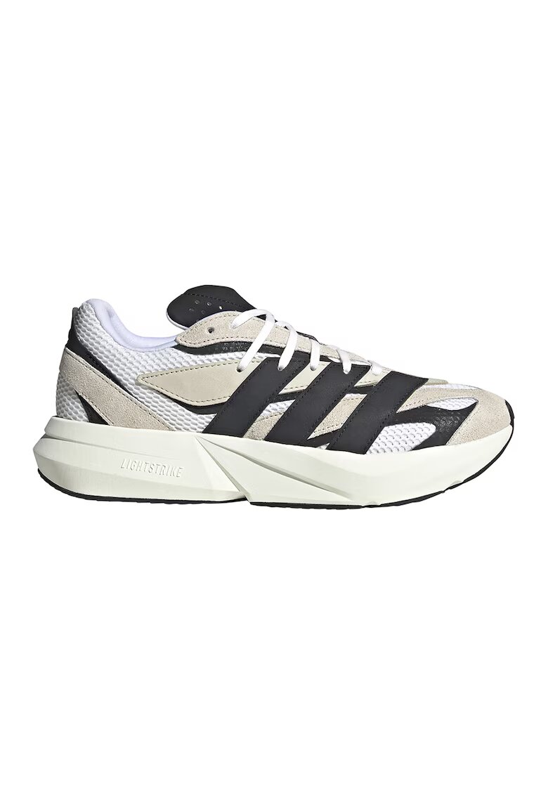 adidas Sportswear Pantofi sport Lightblaze cu insertii de piele intoarsa - Negru/Crem