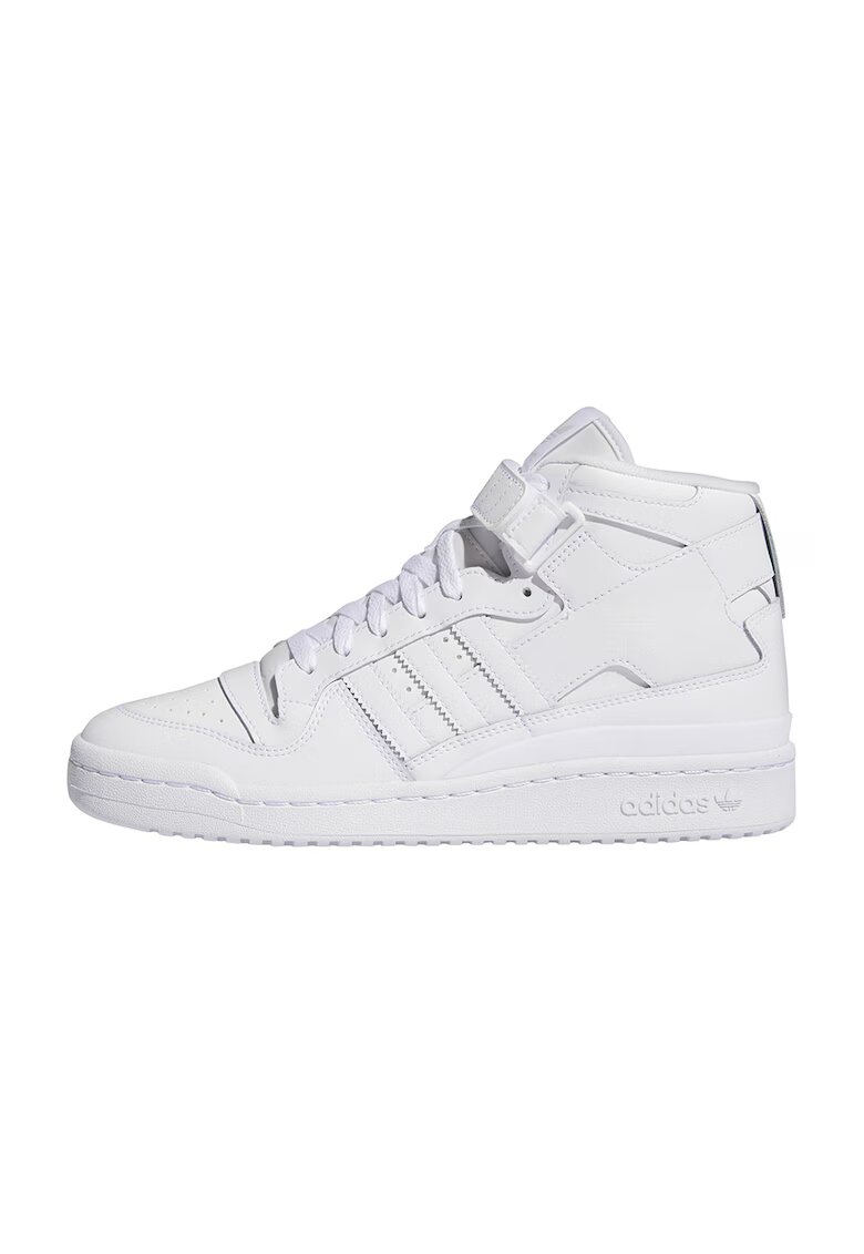 adidas Sportswear Pantofi sport mid-high de piele si piele ecologica - Alb