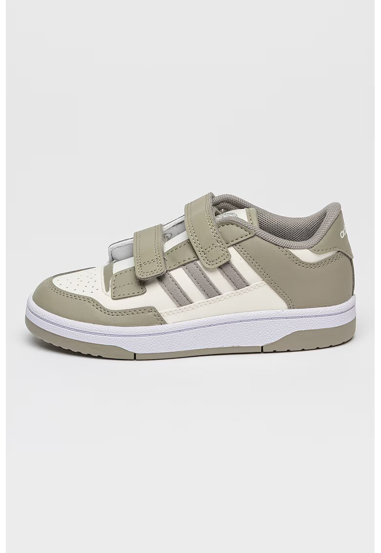 adidas Sportswear Pantofi sport Rapid Court cu inchidere velcro - Kaki/Alb murdar