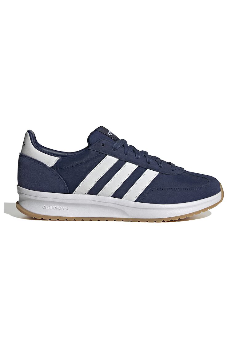 adidas Sportswear Pantofi sport Run 70s cu insertii din piele intoarsa - Alb/Albastru indigo