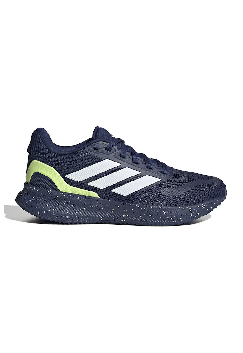 adidas Sportswear Pantofi sport Run Falcon 5 low-cut din plasa - Alb/Bleumarin