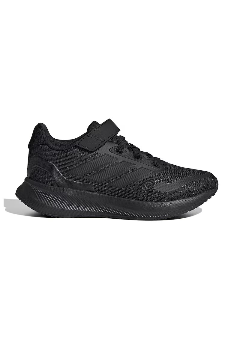 adidas Sportswear Pantofi sport Runfalcon 5 din plasa cu logo si velcro - Negru