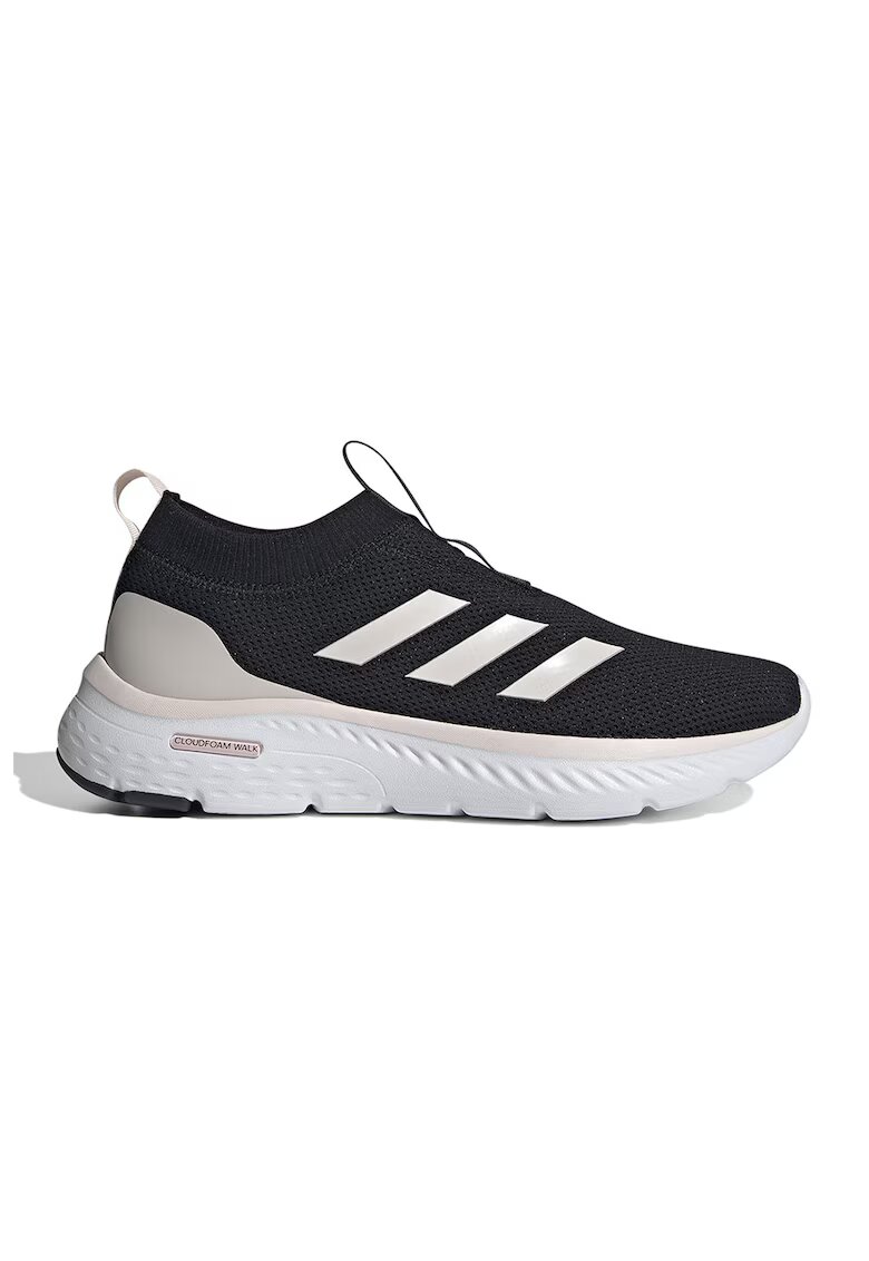 adidas Sportswear Pantofi sport slip-on Cloudfoam - Alb fildes/Negru