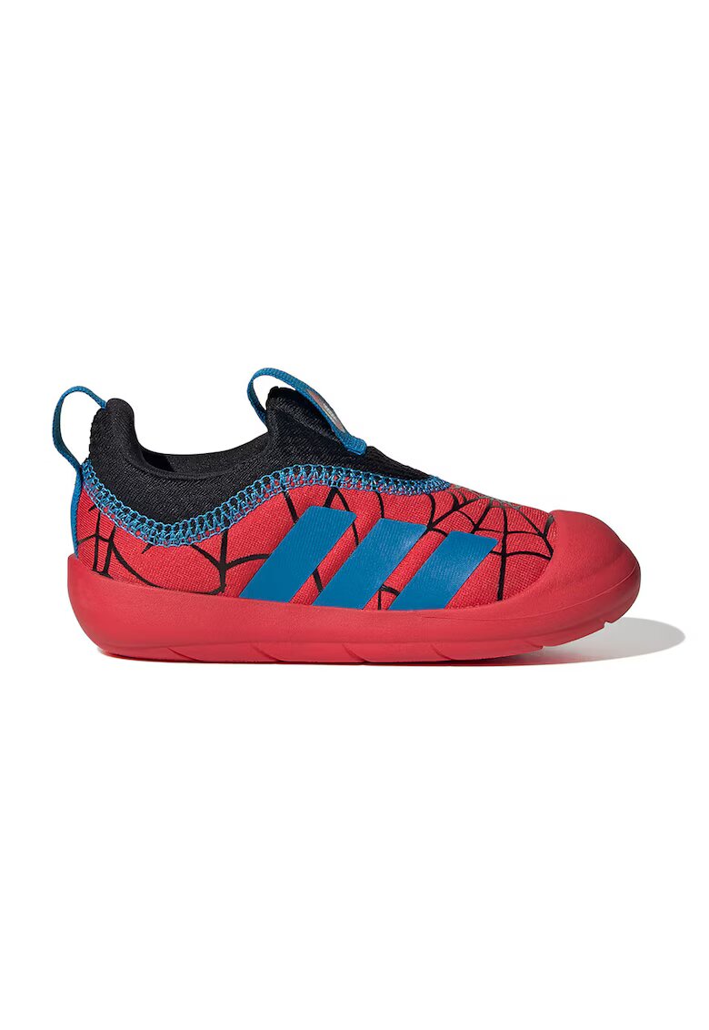 adidas Sportswear Pantofi sport slip-on cu imprimeu Spider-Man - Rosu/Albastru deschis