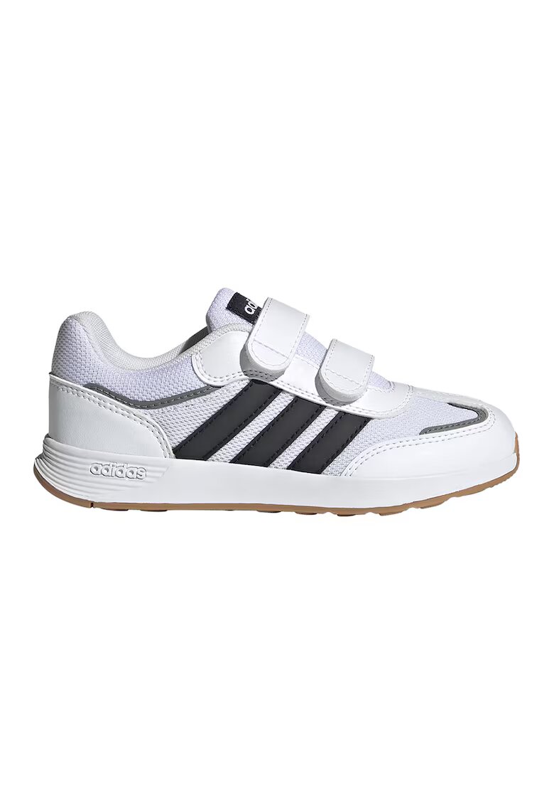 adidas Sportswear Pantofi sport Tensaur din piele ecologica si plasa - cu velcro - Alb/Negru