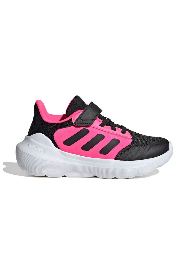 adidas Sportswear Pantofi sport Tensaur Run 2.0 cu velcro - Negru/Roz zmeuriu