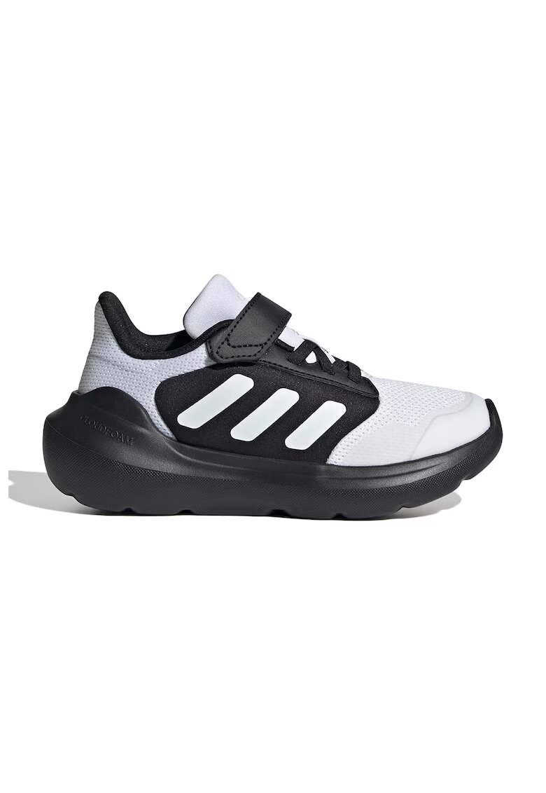 adidas Sportswear Pantofi sport Tensaur Run 2.0 cu velcro - Negru stins/Alb optic