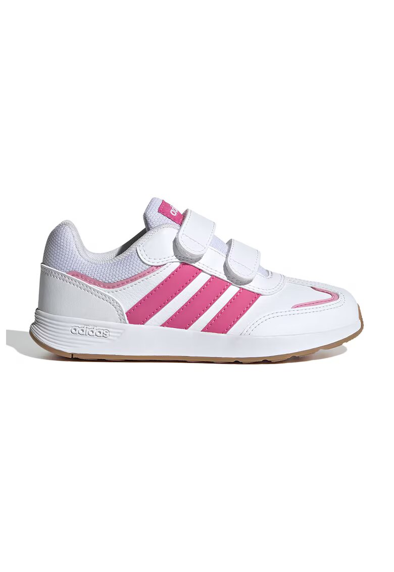 adidas Sportswear Pantofi sport Tensaur Switch de piele ecologica cu velcro - Alb/Roz