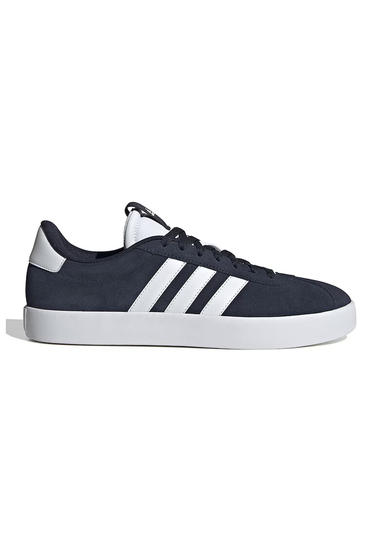 adidas Sportswear Pantofi sport VL Court 3.0 de piele intoarsa - Alb optic/Bleumarin