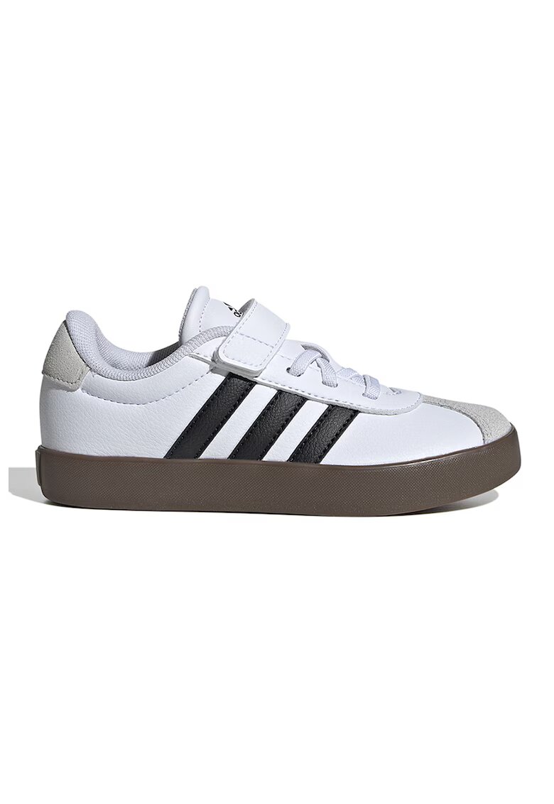 adidas Sportswear Pantofi sport VL Court 3.0 de piele intoarsa si piele - Alb