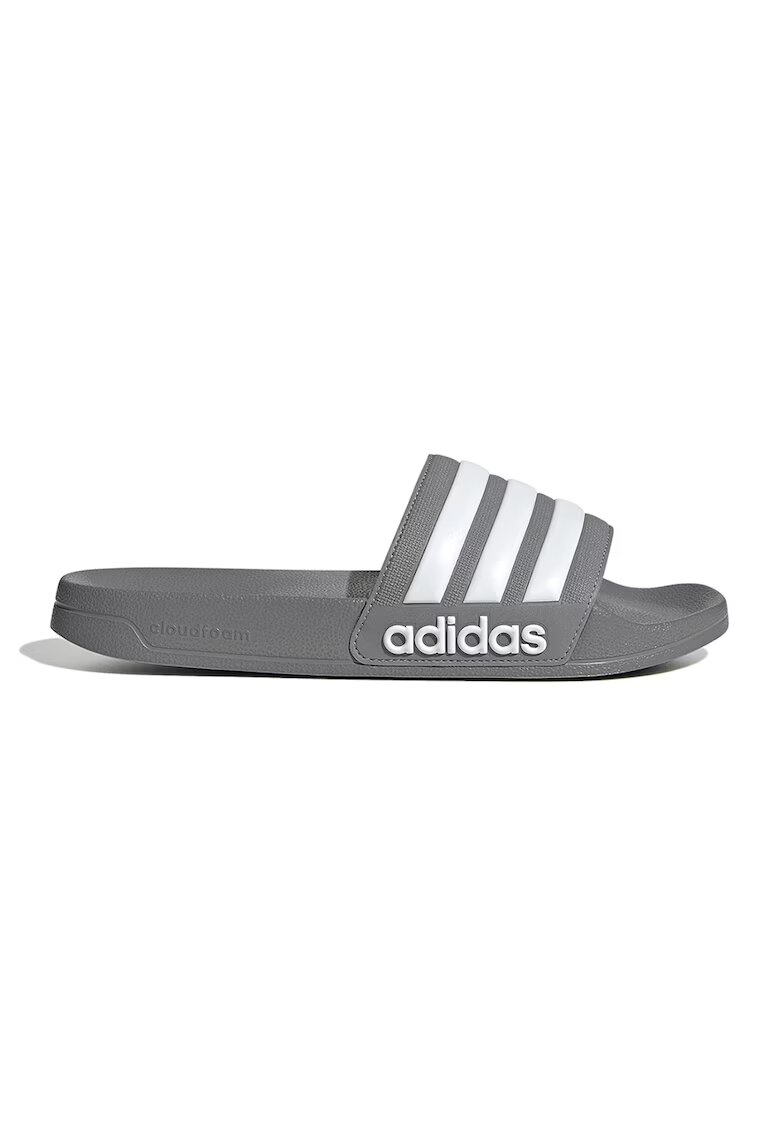 adidas Sportswear Papuci cu logo Adilette - Gri/Alb murdar