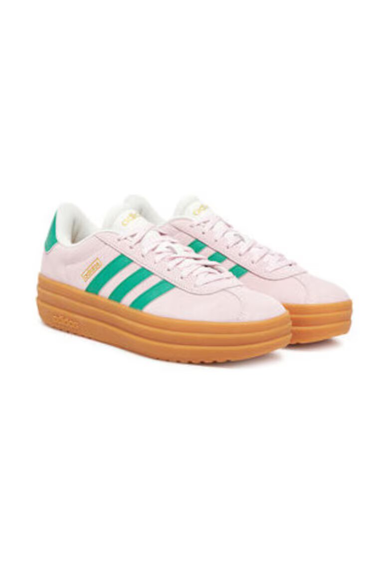 adidas Sportswear Tenisi din piele cu platforma si sireturi -