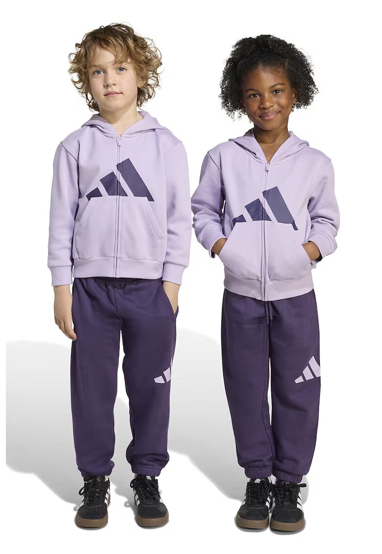 adidas Sportswear Trening cu fermoar si gluga - Lila/Ametist