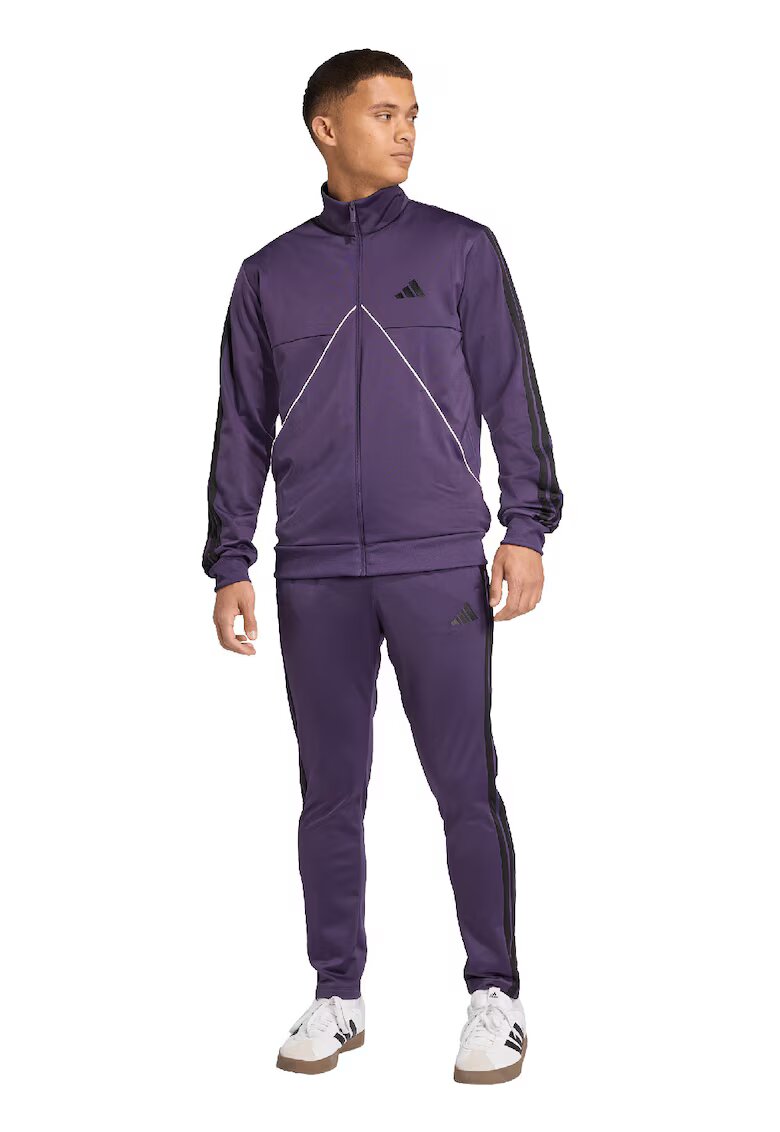 adidas Sportswear Trening cu guler mediu - Negru/Mov inchis