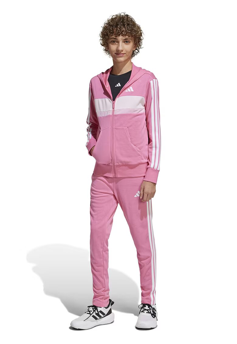 adidas Sportswear Trening cu logo - Roz pastel/Alb optic
