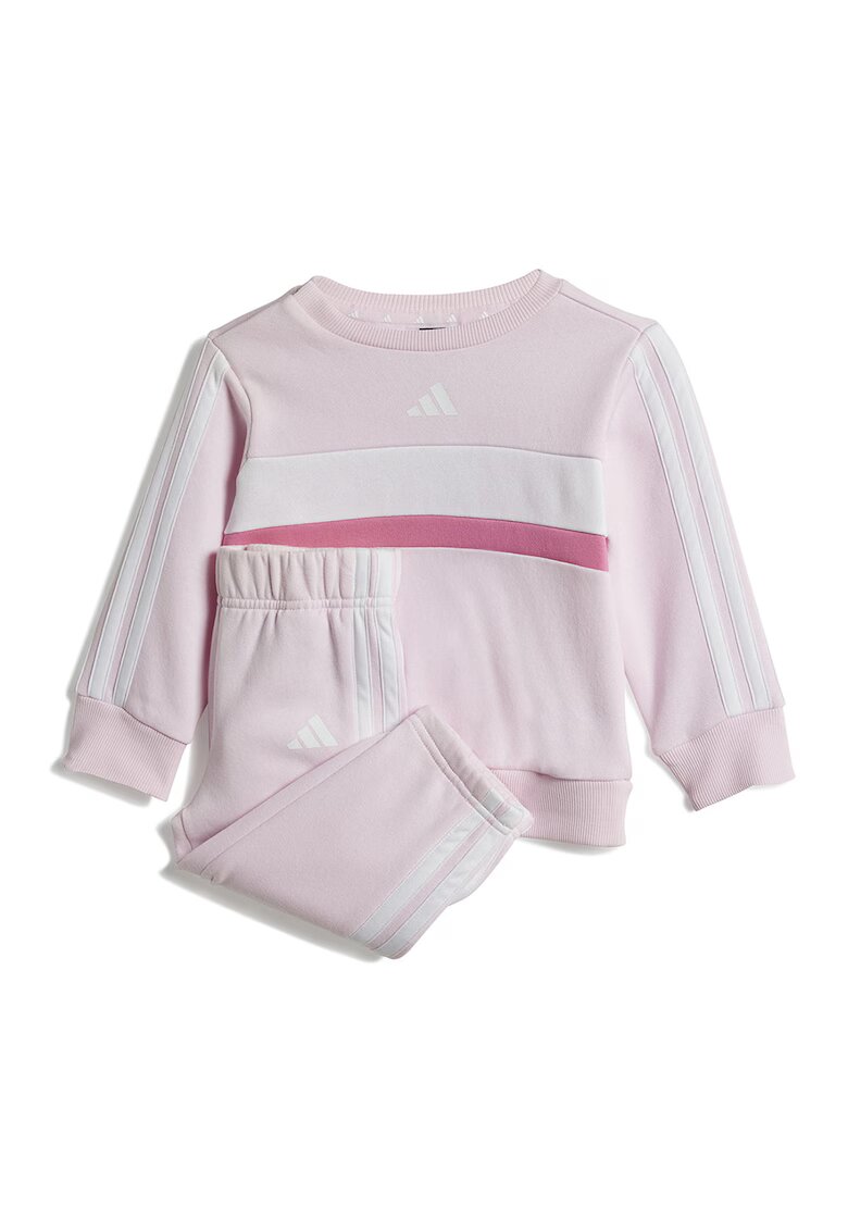 adidas Sportswear Trening cu model colorblock - Alb/Roz pal