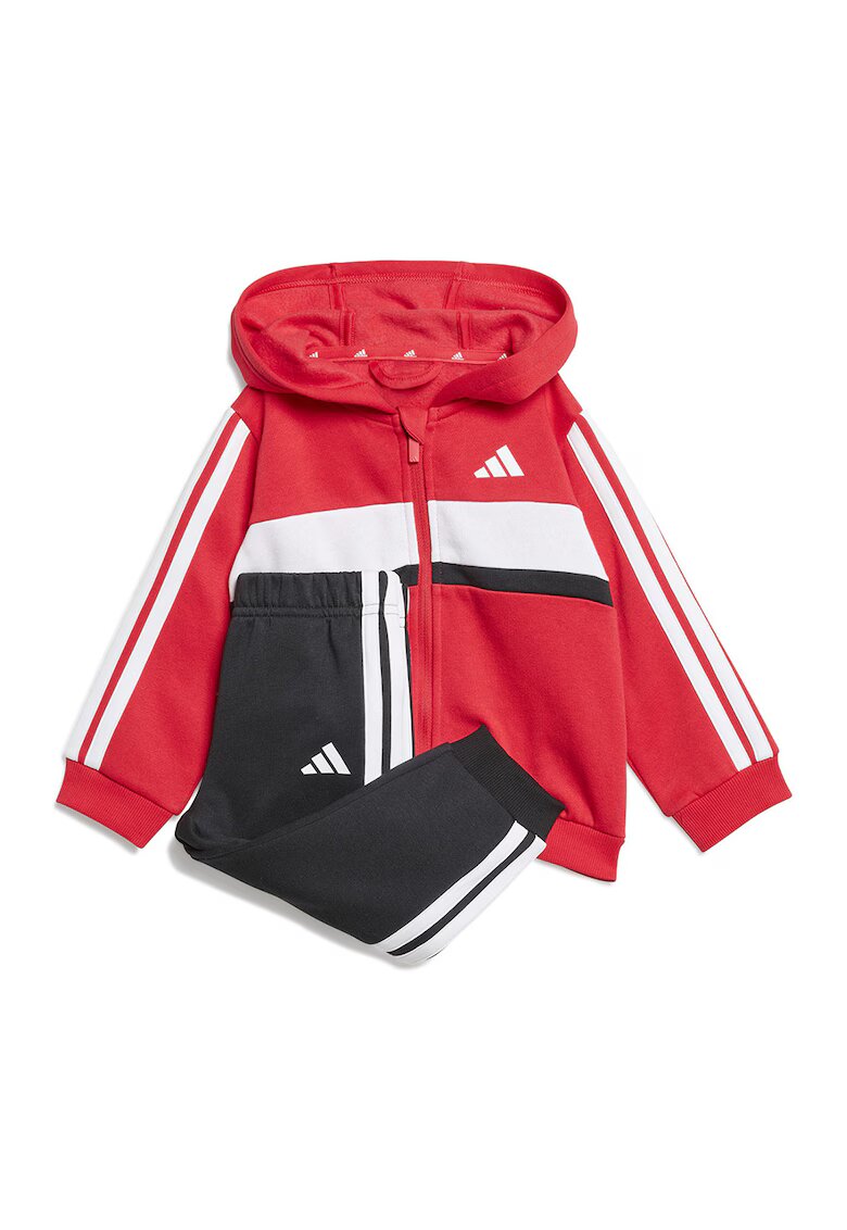 adidas Sportswear Trening din amestec de bumbac cu imprimeu logo - Rosu/Alb/Negru