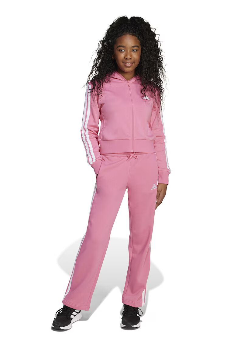 adidas Sportswear Trening din fleece cu logo - Roz
