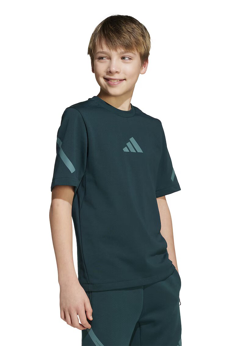 adidas Sportswear Tricou cu logo pe piept ZNE - Verde inchis