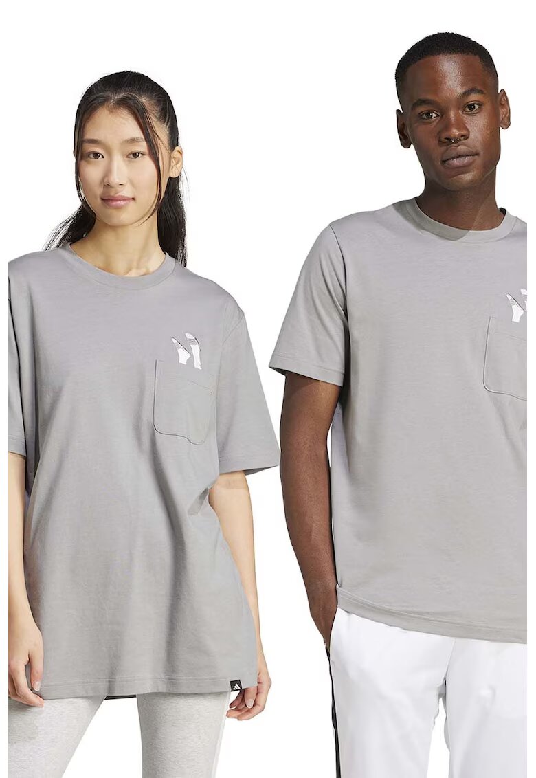 adidas Sportswear Tricou de casa din bumbac Slide - Gri cenusiu