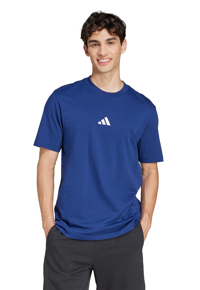 adidas Sportswear Tricou din bumbac Essentials - Albastru inchis