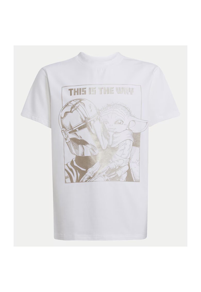 adidas Tricou cu imprimeu metalizat