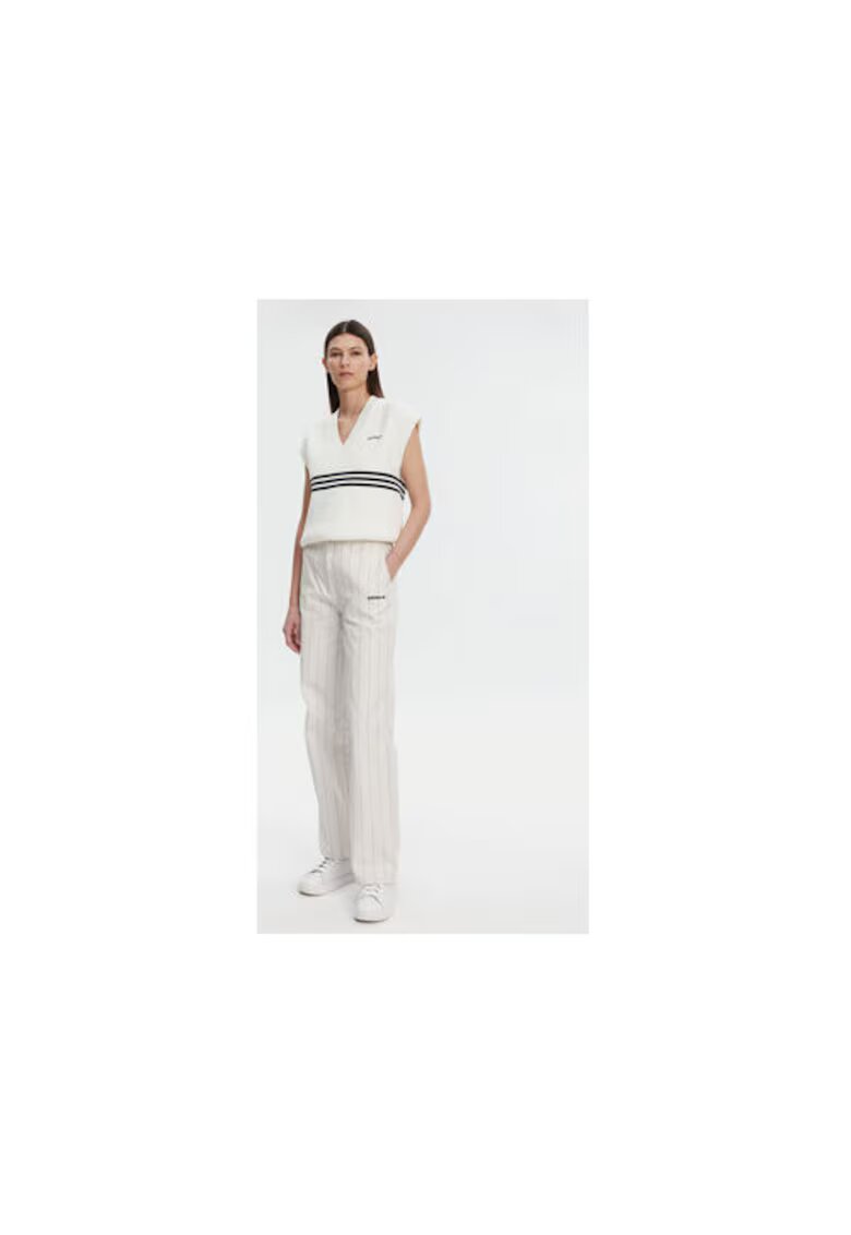 adidas Tricou in dungi cu decolteu in V