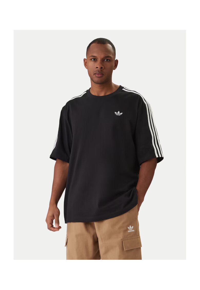 adidas Tricou pentru barbati - negru - bumbac